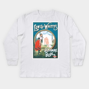 Retro Laundry Powder Poster Australia Kids Long Sleeve T-Shirt